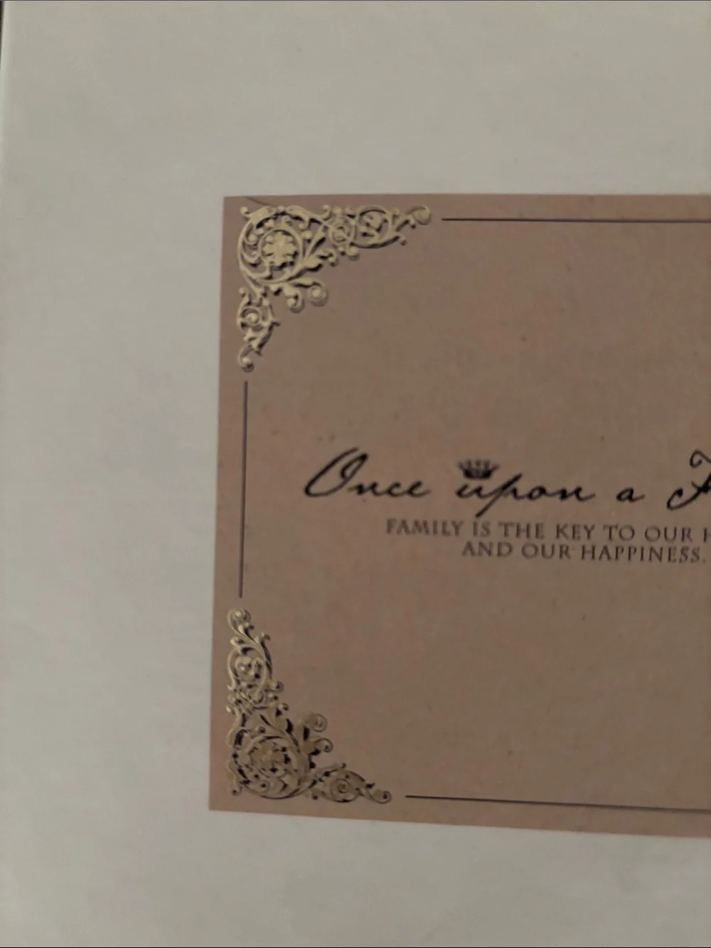 NWT “Once Upon A Family” “Birthday Book” Photo Album with 24 expandable pages.